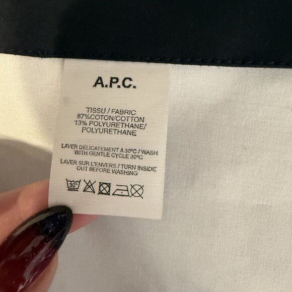 A.P.C Full Zip Long Jacket With Hood - Picture 6 of 6